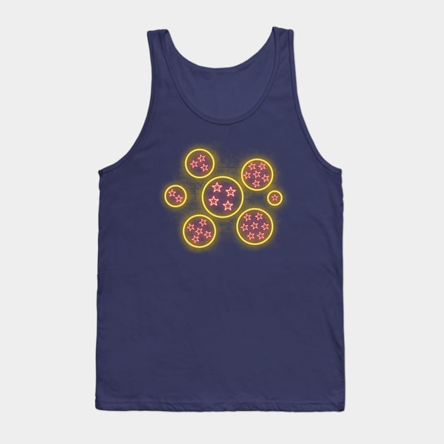 Neon balls Tank Top by Cromanart